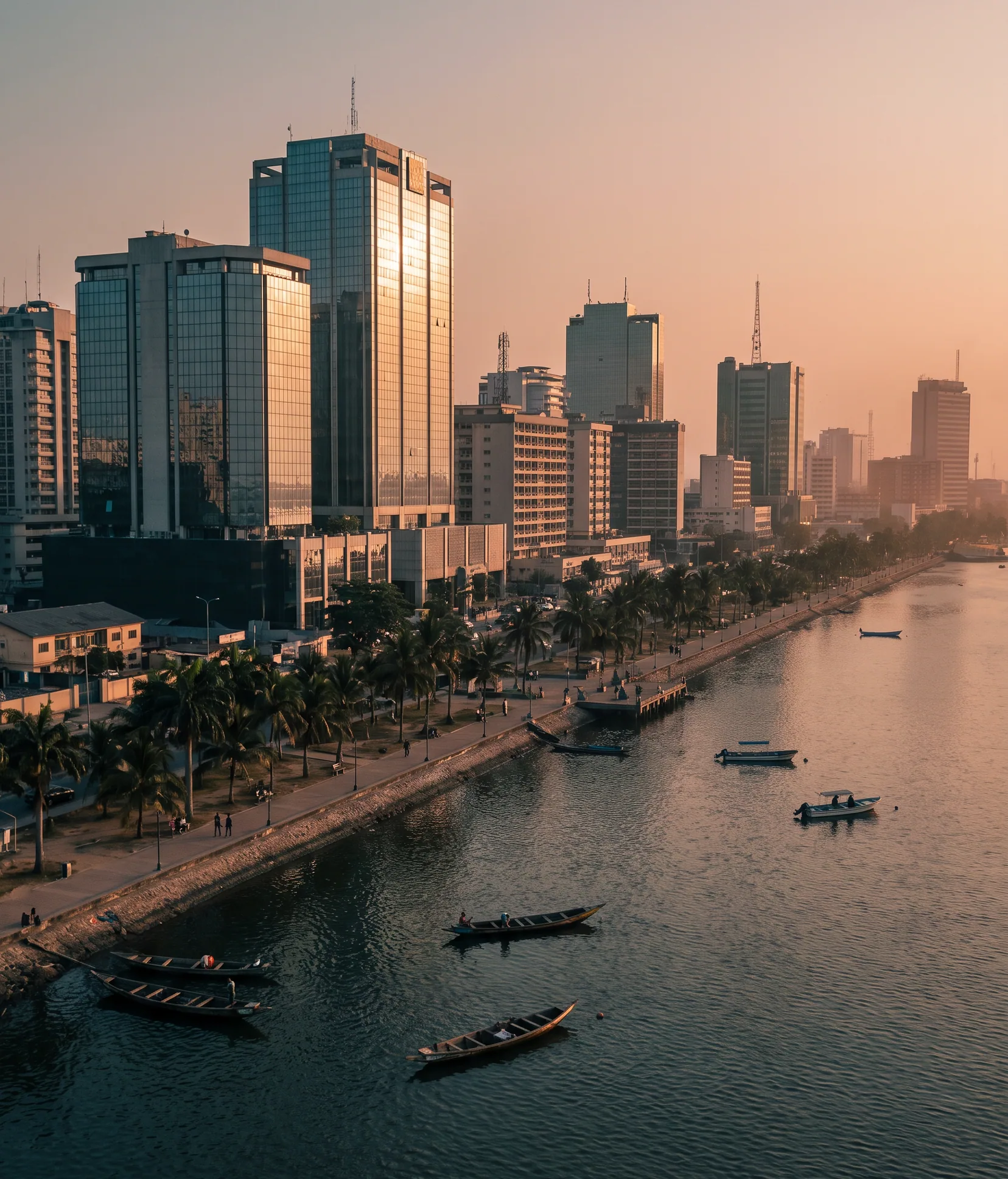 Lagos city skyline
